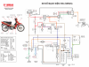 Sơ đồ mạch điện và quy trình kiểm tra, đấu nối các hệ thống điện liên quan trong Mô hình động cơ xe số Yamaha